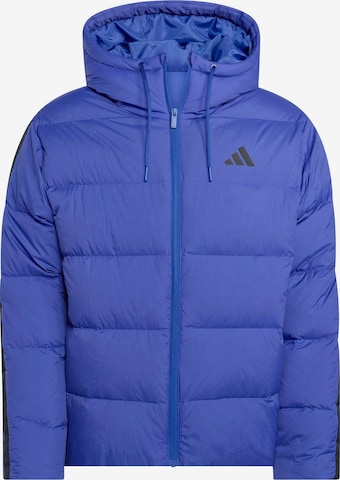 ADIDAS SPORTSWEARSportska jakna 'Ess' - plava boja: prednji dio