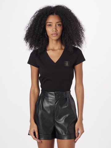 T-shirt ARMANI EXCHANGE en noir : devant