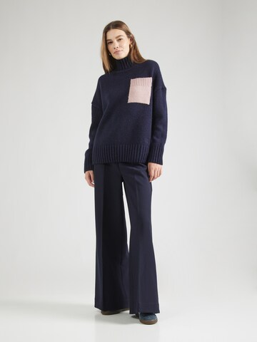 HUGO - Jersey talla grande 'Scuple' en azul