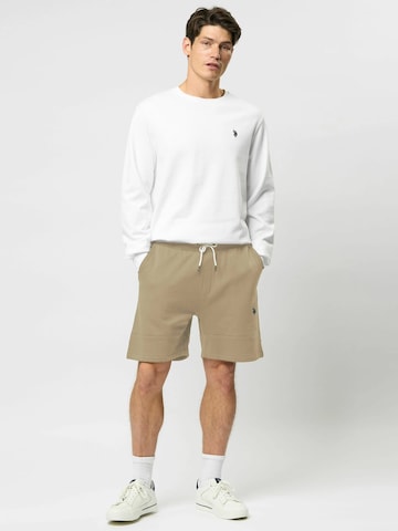 U.S. POLO ASSN. regular Bukser 'Carsten' i beige