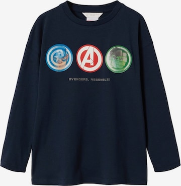 T-Shirt 'Icons' MANGO KIDS en bleu : devant