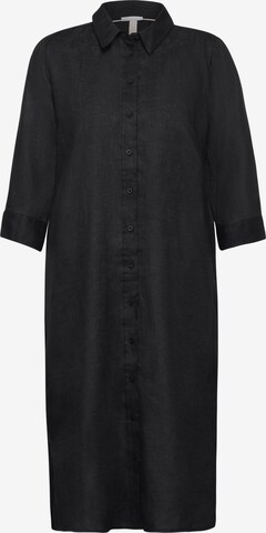STREET ONE Shirt Dress in Black: front