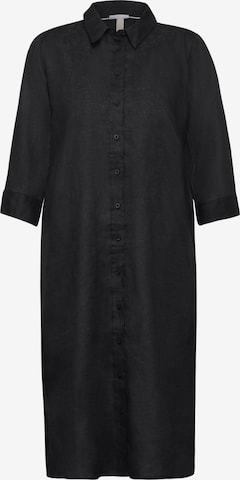 STREET ONE Shirt Dress in Black: front