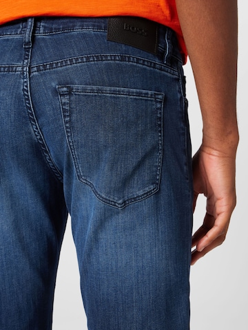 BOSS Black regular Jeans 'Maine' i blå