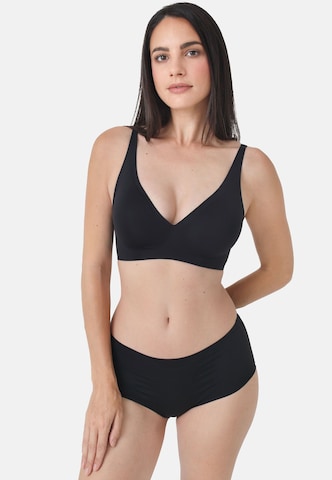 Slip sassa en noir : devant