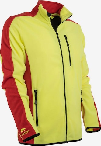 FORSBERG Fleece Jacket 'Bjarkir' in Yellow