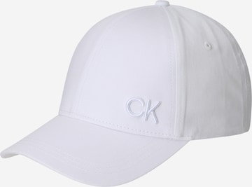 Calvin Klein Regular Cap in White: front