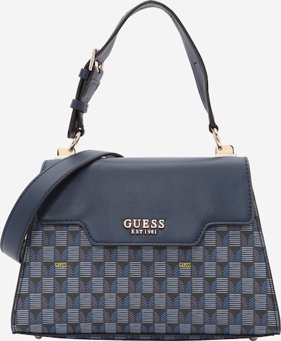 GUESS Handbag 'Hallie' in Blue / marine blue / Yellow / Gold, Item view