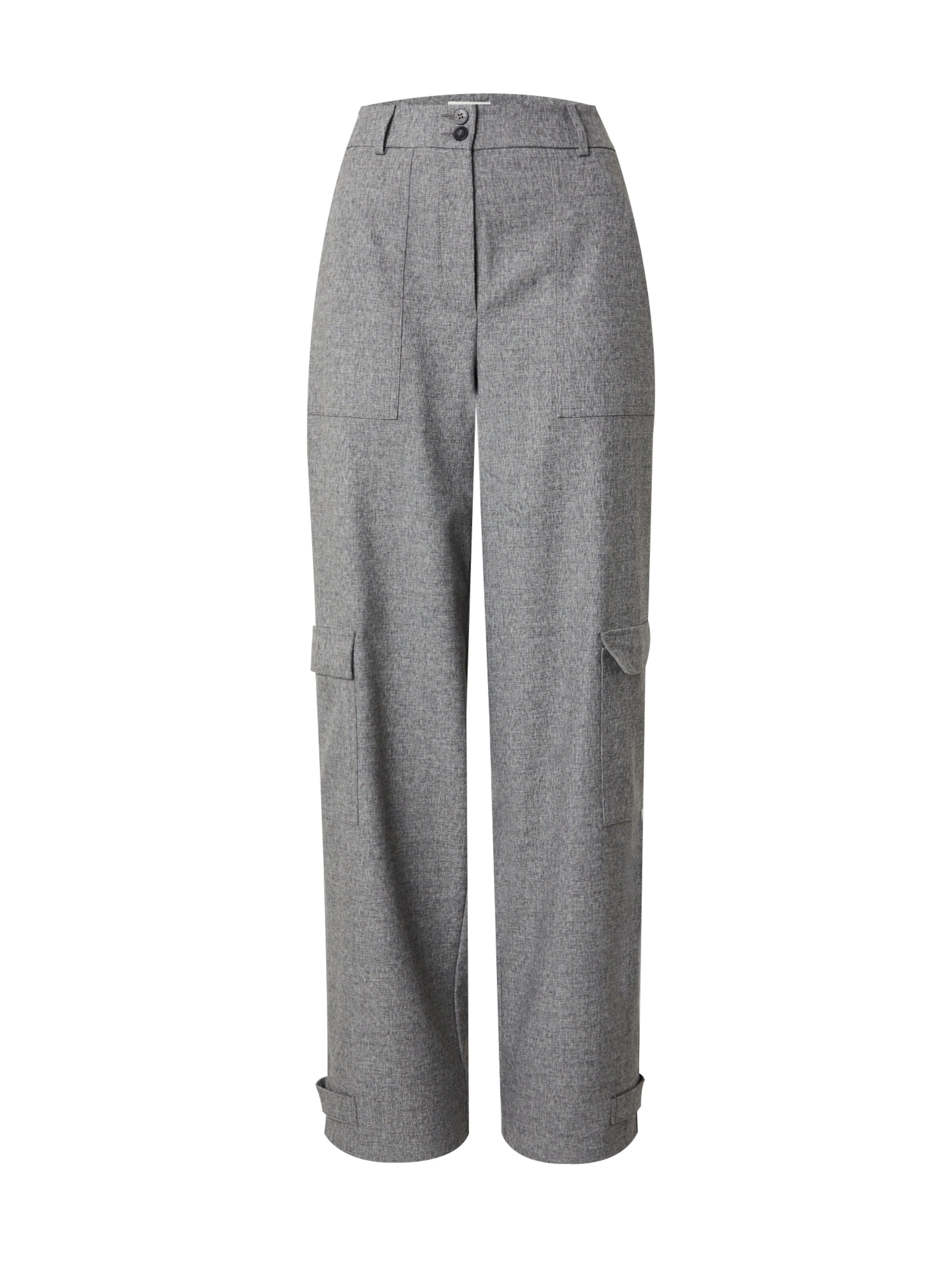 Regular Pantalon cargo 'Sophia' FIVEUNITS en gris : devant