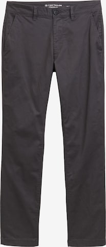 TOM TAILOR Панталон Chino в сиво: отпред