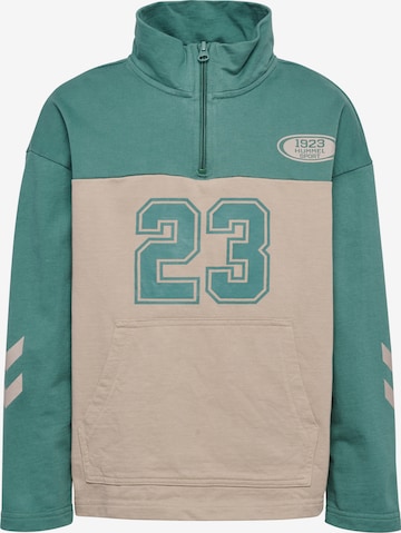 Hummel Sweatshirt 'Timmy' in Beige: voorkant
