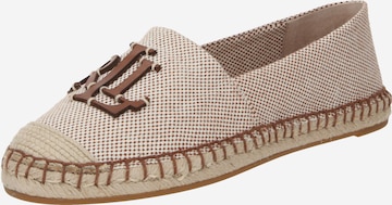 Lauren Ralph Lauren Espadrilles 'CAMERYN' in Bruin: voorkant