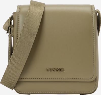 Calvin Klein Sac à bandoulière 'Eckige' en olive, Vue avec produit