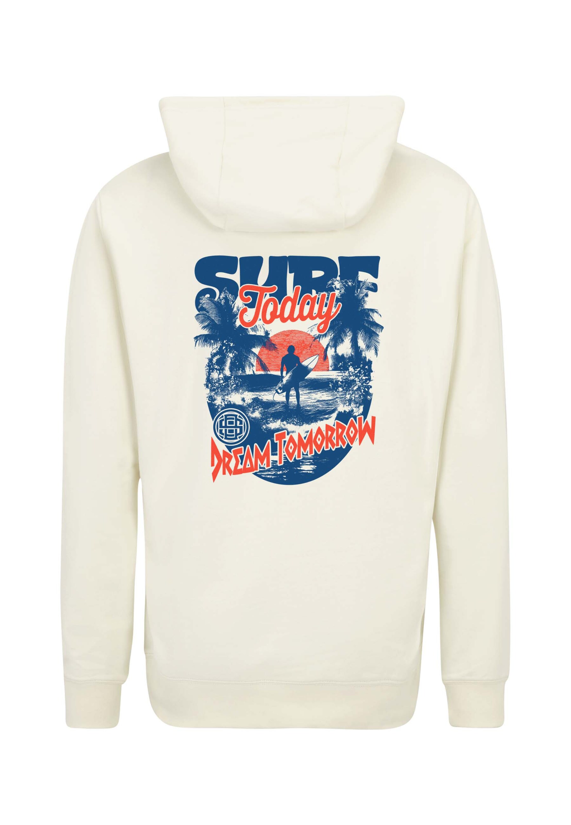 Oldskull Hoodie 'Worldvibe Surf Dreams' in Weiß