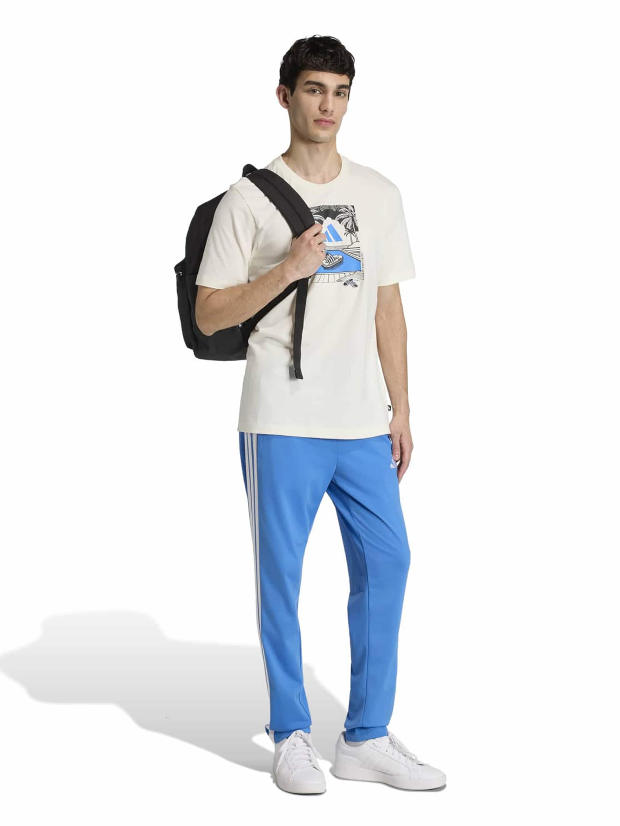 ADIDAS SPORTSWEAR Funkční tričko 'SLIDE' – bílá