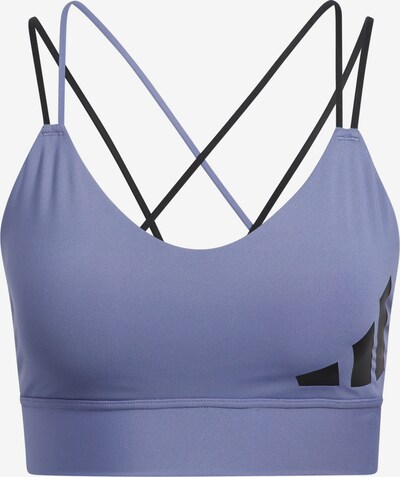 ADIDAS PERFORMANCE Sport-BH in helllila / schwarz, Produktansicht