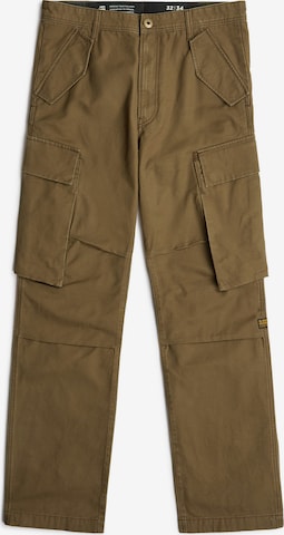 Wide Leg Pantalon cargo G-STAR en marron : devant