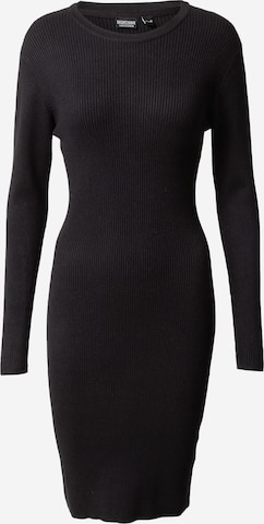Eight2Nine Knitted dress in Black: front