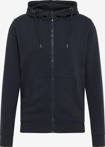 ALEKO Zip-Up Hoodie in Blue: front