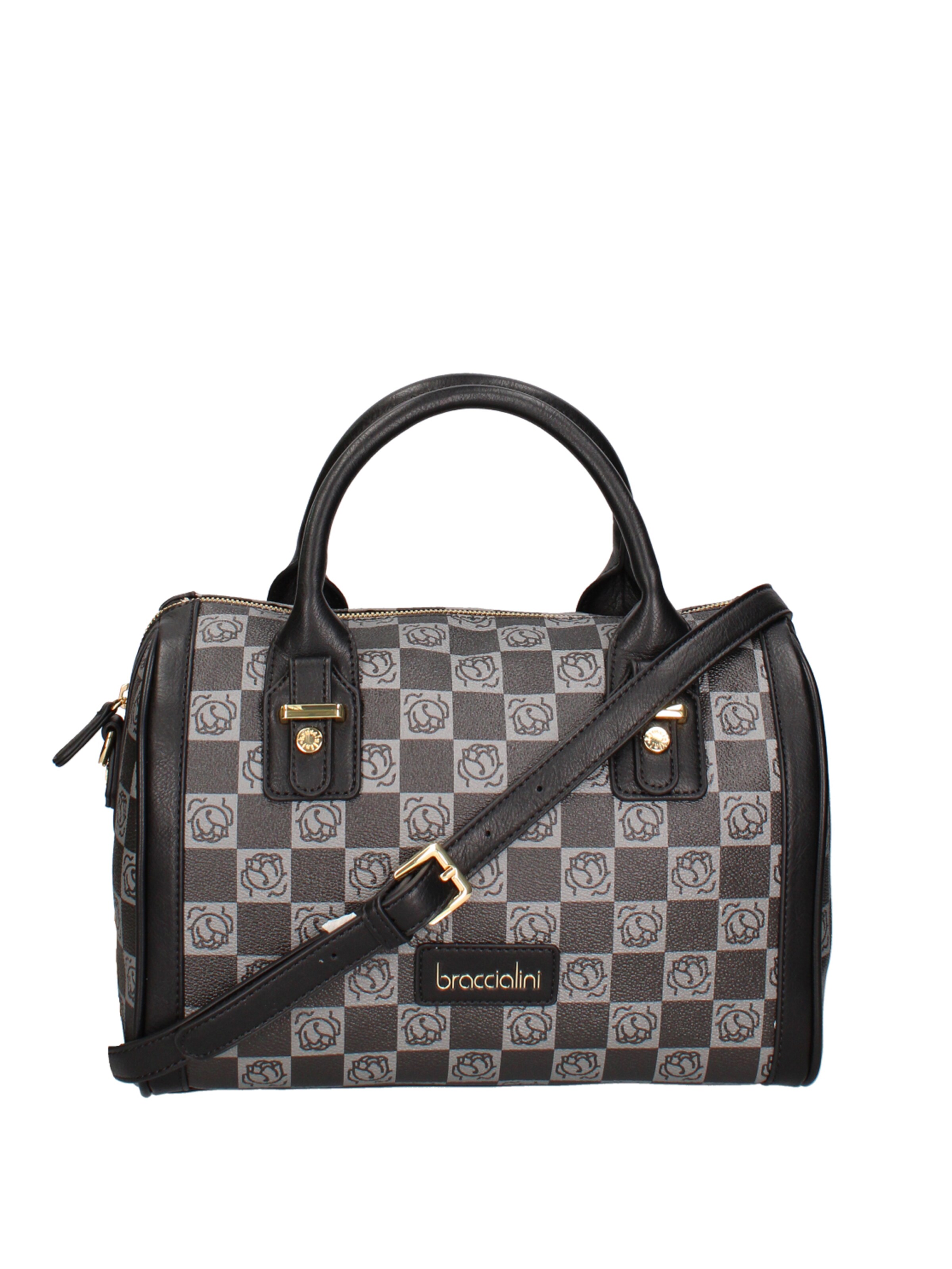 Borsa a mano di Braccialini in nero: frontale