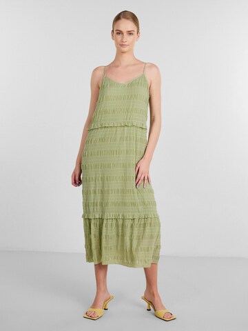 PIECES Letní šaty 'Lila' – zelená: přední strana