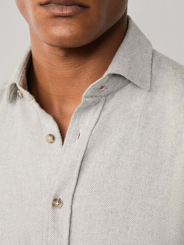 Coupe regular Chemise Hackett London en gris