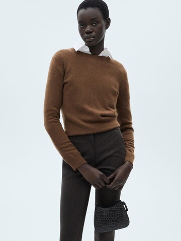 MANGO Slimfit Broek 'COLA' in Grijs