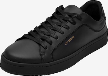 N91 Sneakers in Black: front
