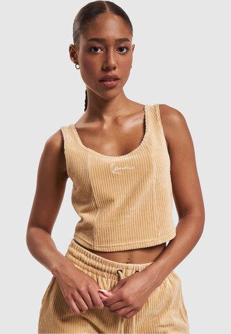 Karl Kani Top in Beige: voorkant