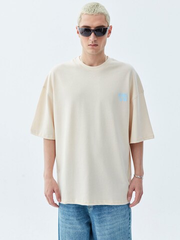 Maglietta 'Pasadena' di VAMOS CLO in beige: frontale