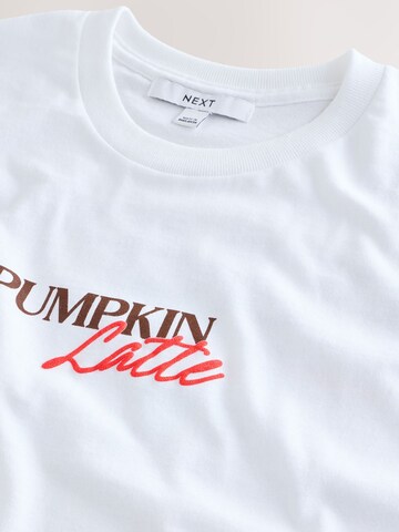 Tricou 'Pumpkin Latte Rezept' de la Next pe bej