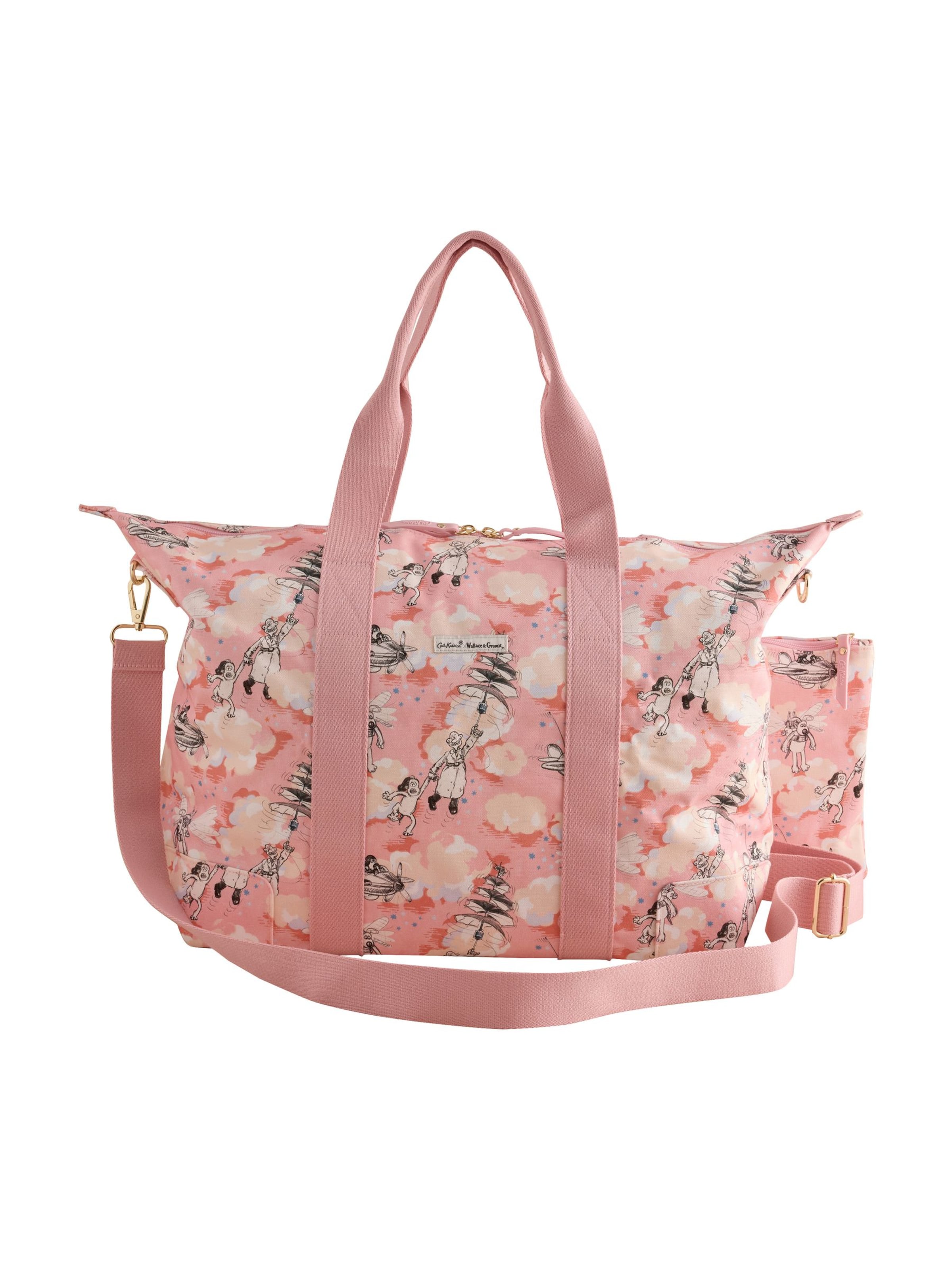 Sac de voyage 'Wallace & Gromit' Cath Kidston en rose : devant