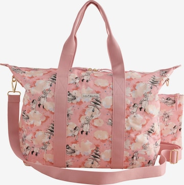 Borsa da viaggio 'Wallace & Gromit' di Cath Kidston in rosa: frontale