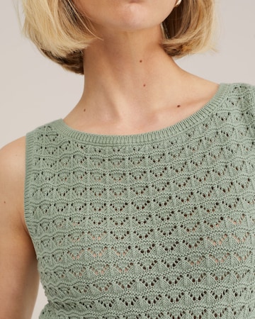 WE Fashion Вязаный топ в Зеленый