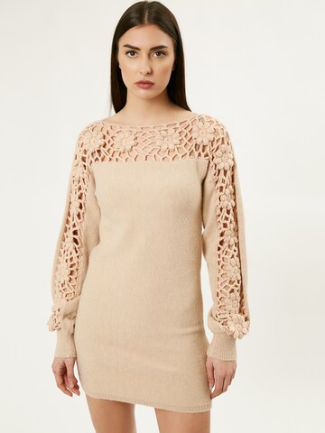 Influencer Pullover in Beige: predná strana