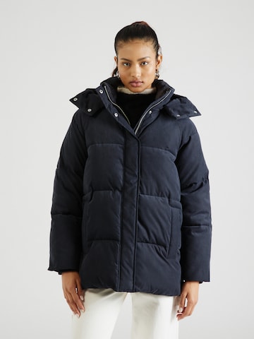 Abercrombie & Fitch Winterjas in Blauw: voorkant