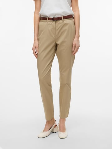 Regular Pantalon chino 'VMFEDERICA' VERO MODA en beige : devant