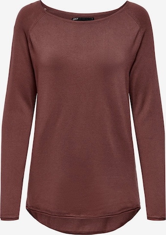 ONLY Pullover in Braun: Vorderseite