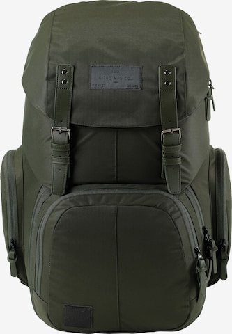NITRO Rucksack WEEKENDER in Grün: Vorderseite
