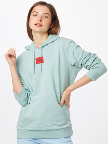 HUGO Sweatshirt 'Dasara' in Green: front