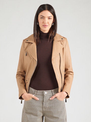 OAKWOOD Демисезонная куртка 'SAMBA' в Коричневый: спереди