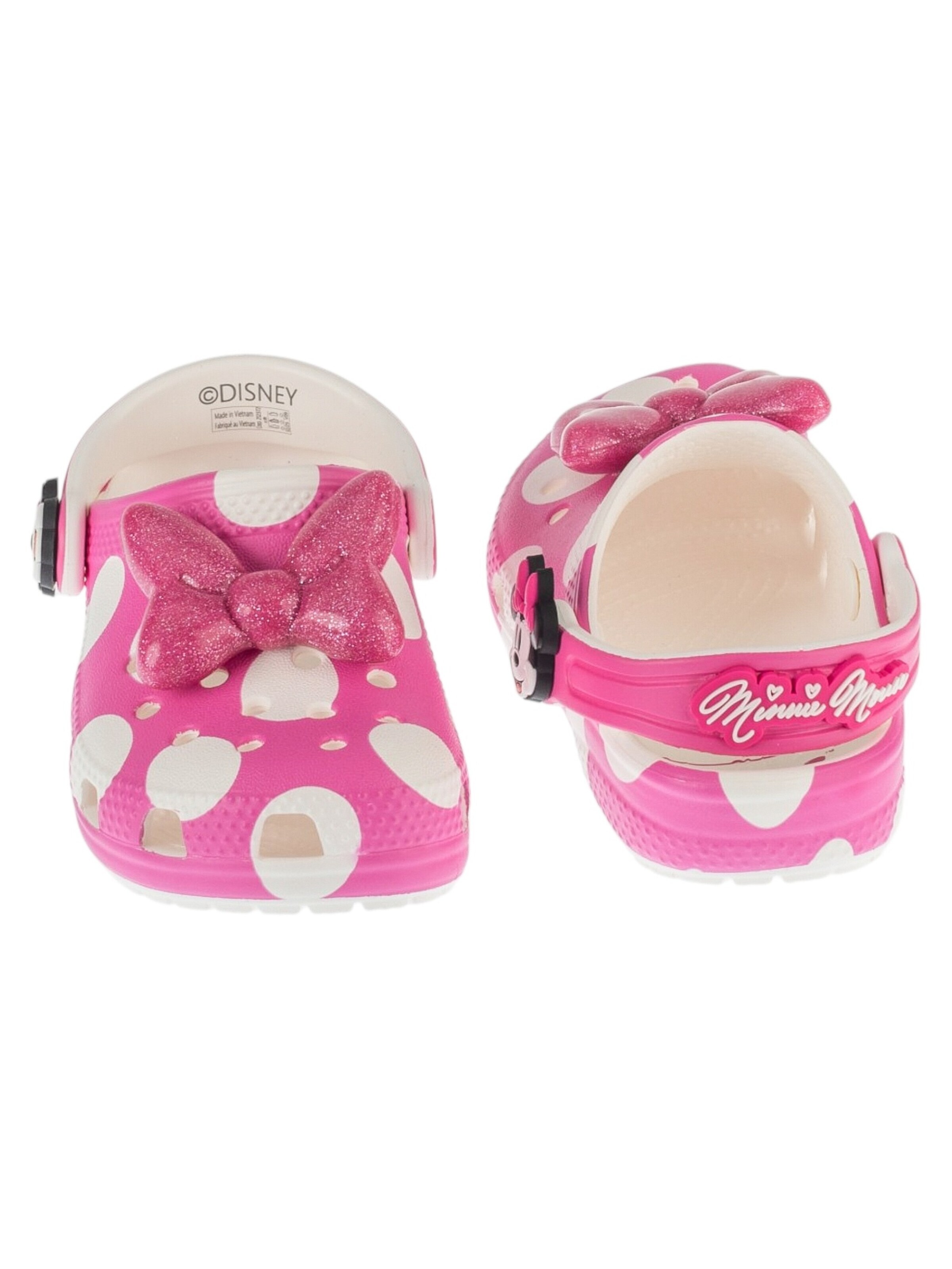 Crocs Sandalen 'Crocs Classic Minnie Mouse Clog T' in Roze