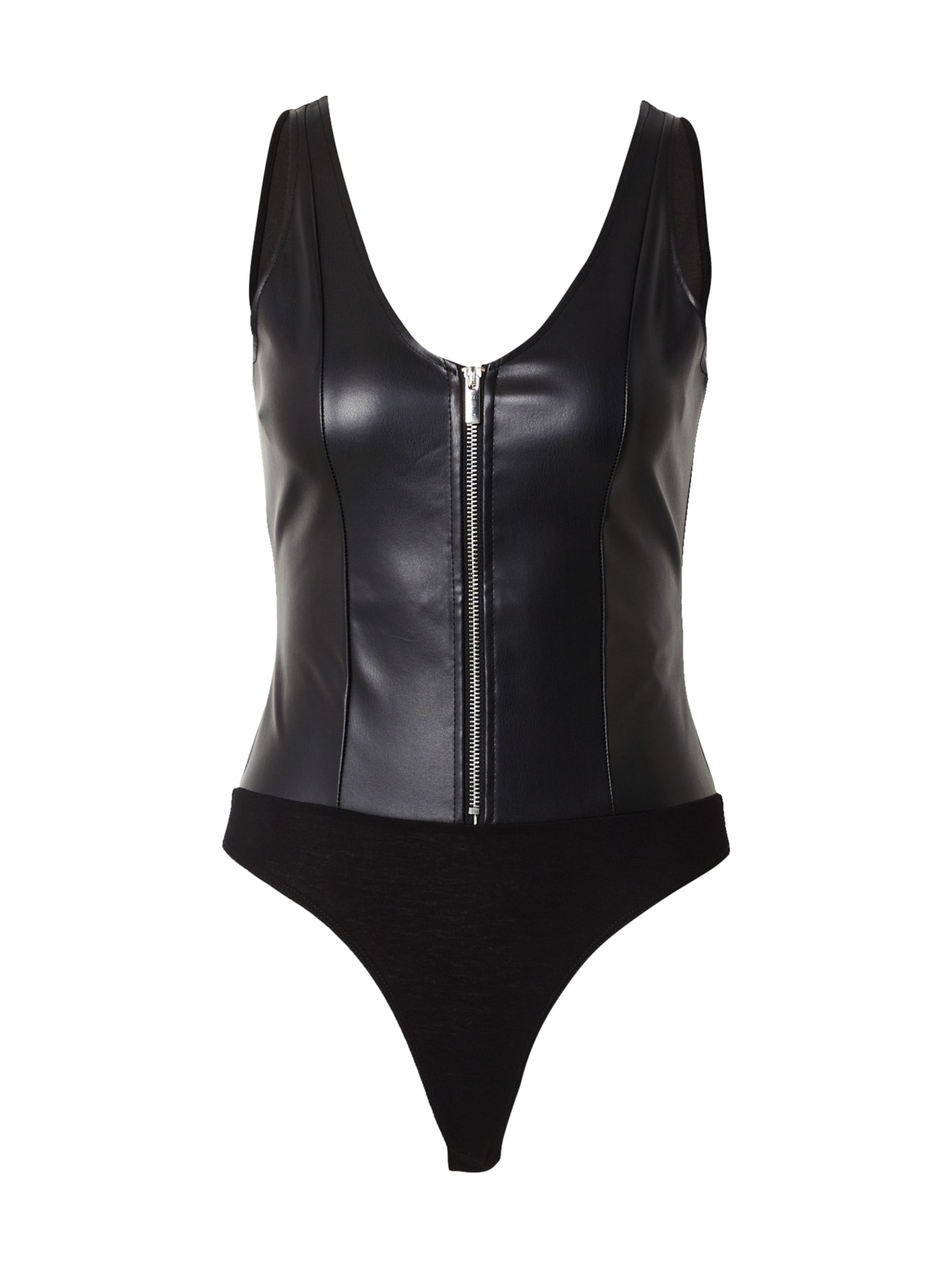 ABOUT YOU Shirt Bodysuit &#x27;Viola&#x27; in Black: front