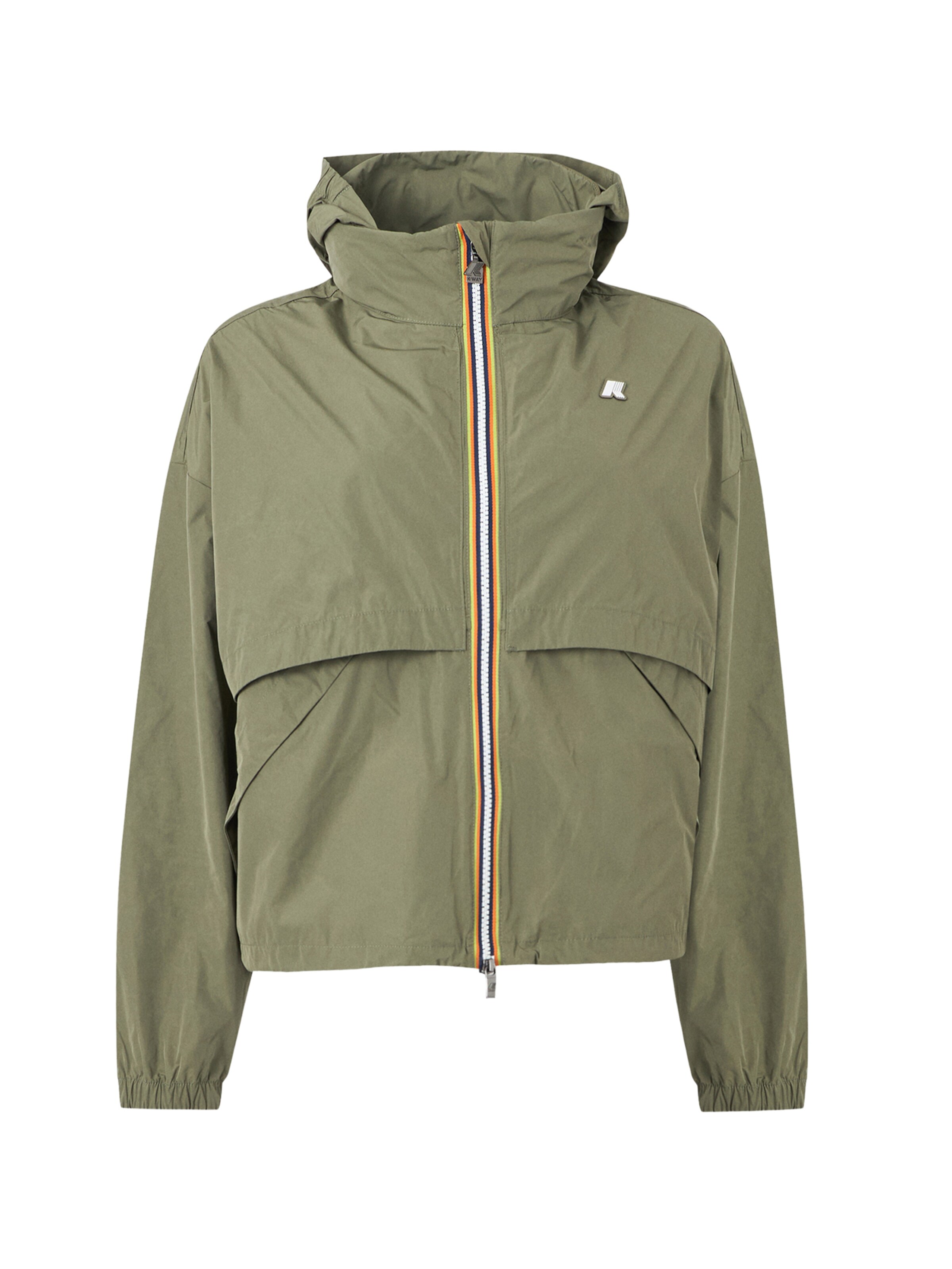 K-Way Between-Season Jacket 'AUBETTE' in Green: front