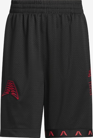 ADIDAS PERFORMANCE Baggy Sports trousers 'Anthony Edwards Foundation' in Black: front
