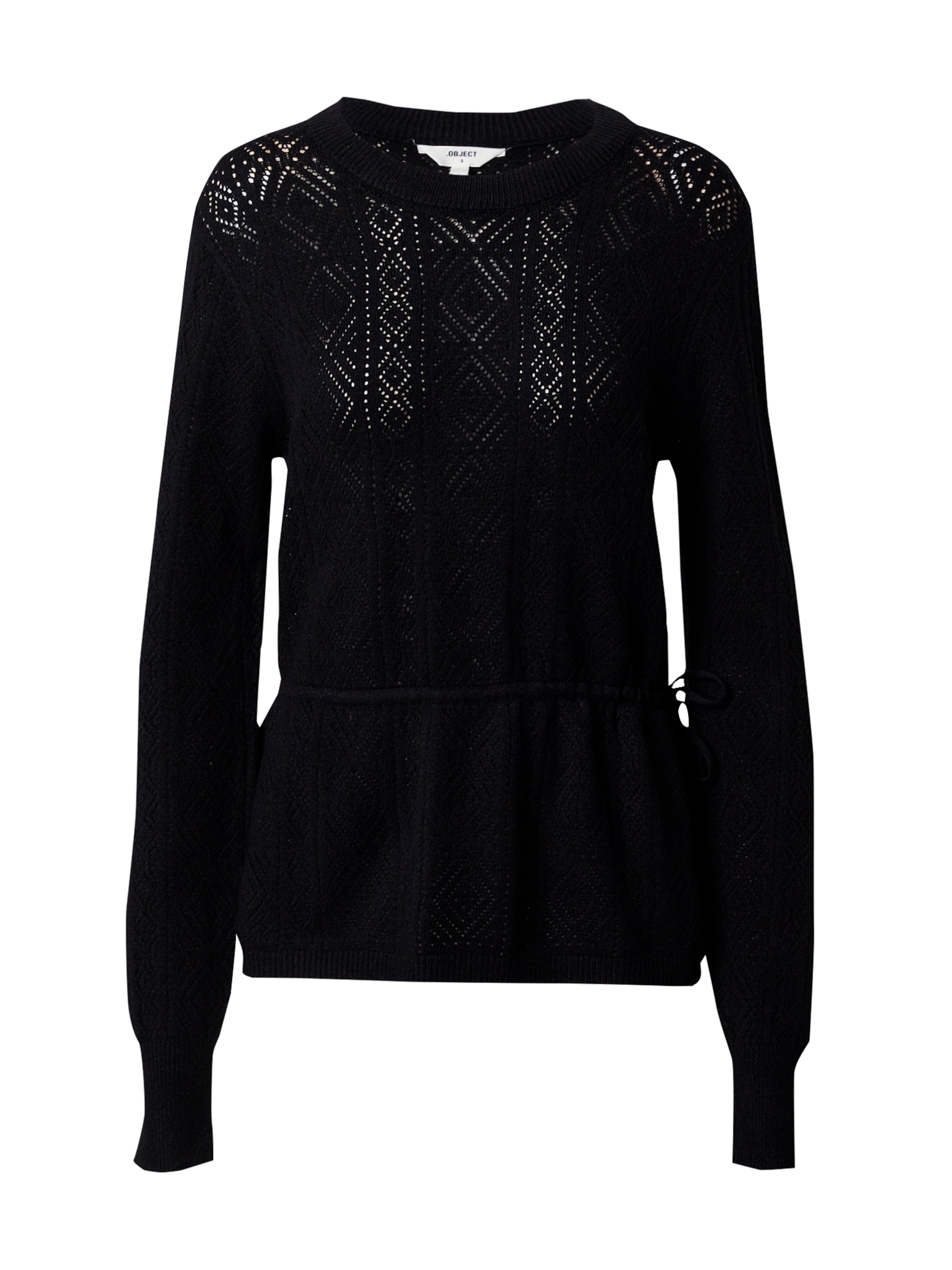 OBJECT Pullover 'HAVANA' in Schwarz: Vorderseite