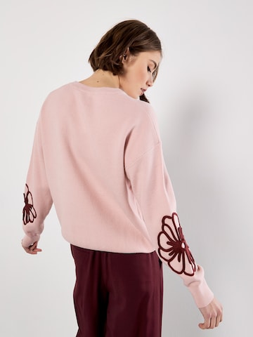 Apricot Trui in Roze