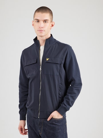 Lyle & Scott Prechodná bunda - Modrá: predná strana