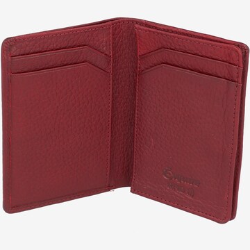 Esquire Oslo Geldbörse RFID Leder 8 cm in Rot