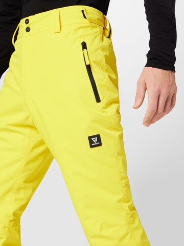 Regular Pantalon de sport 'Footrail' BRUNOTTI en jaune